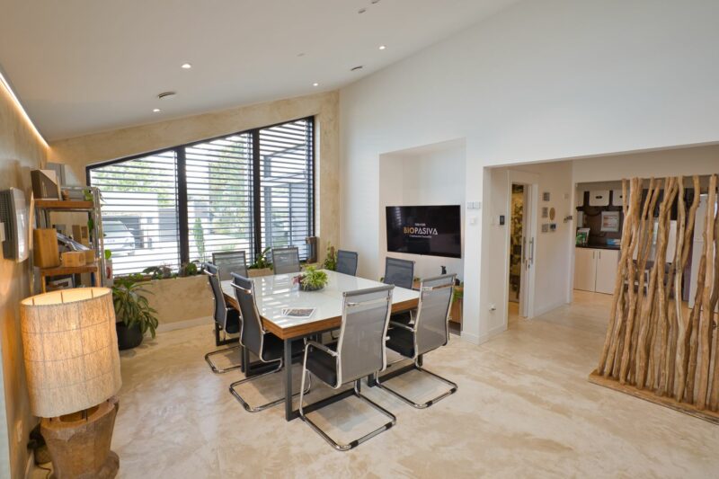 PH-EN-Blog-Casa-Sophia-Preview Living room in Casa Sophia equipped a Passive House automation system by Loxone